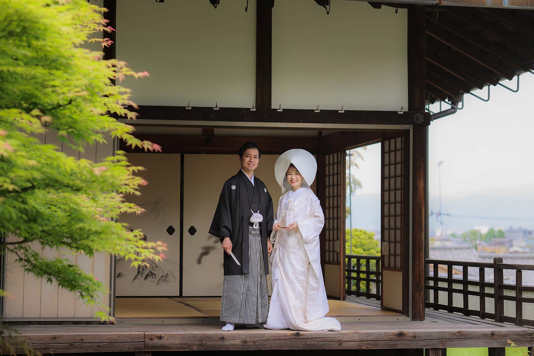 京都の戒光寺での和装前撮りプラン画像