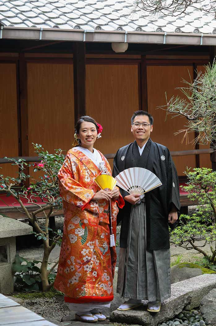 アメリカと日本の国際結婚のカップル様