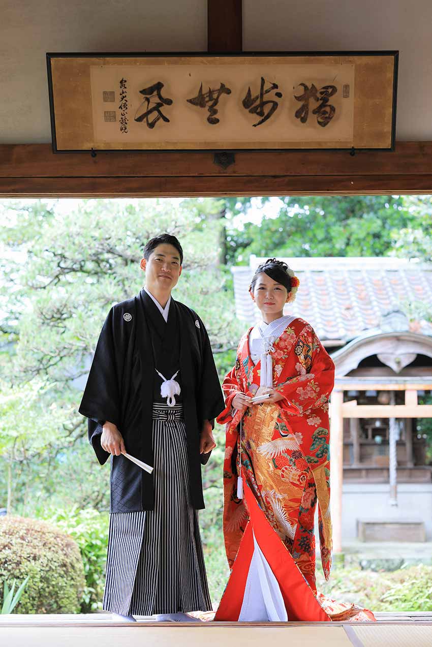 日本と韓国の国際結婚のカップル様