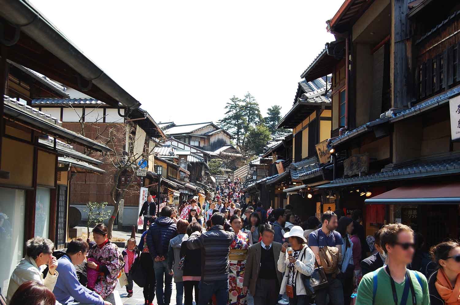 京都の観光混雑状況