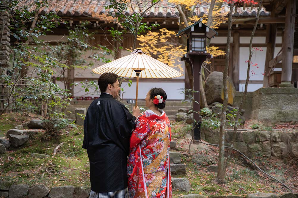 国際結婚の前撮りin京都