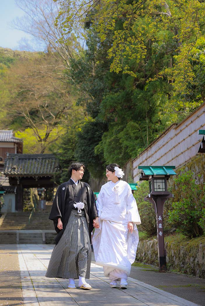 京都長楽寺での和装ロケーション撮影