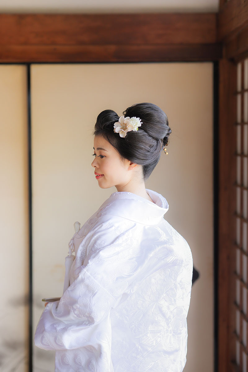 白無垢＆新日本髪姿の美しい花嫁様
