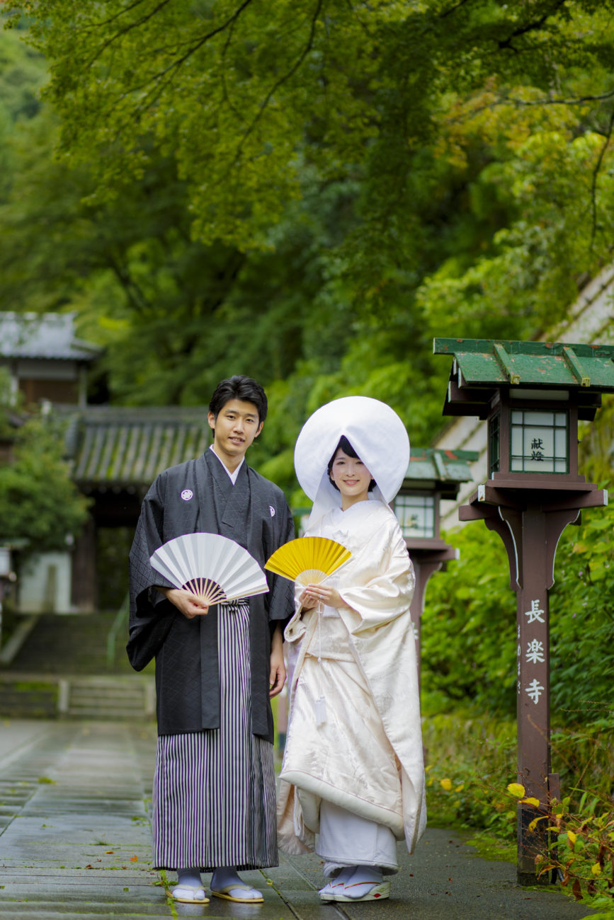 長楽寺参道でのロケーション撮影