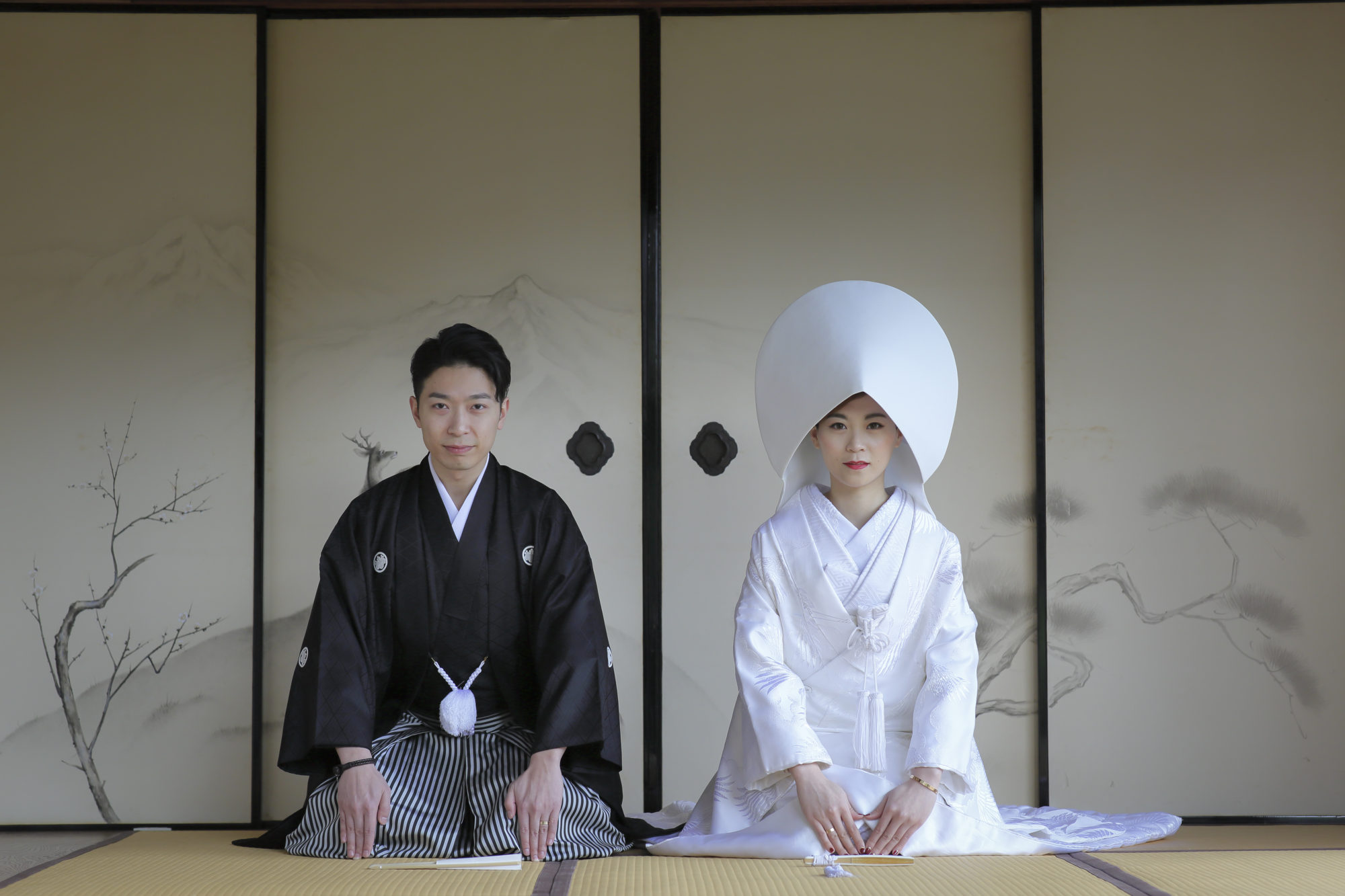 ニューヨークからの国際結婚の和装フォトウェディング