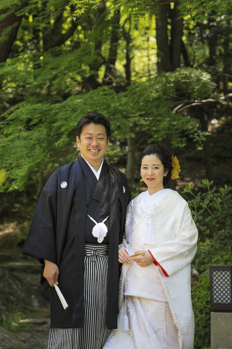 京都長楽寺での白無垢＆新緑ウェディングフォト