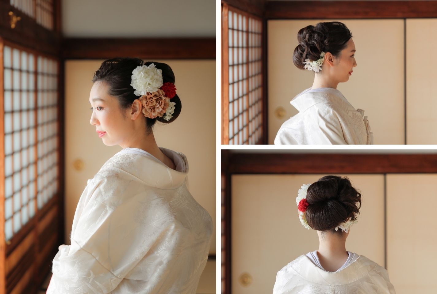 オリジナルスタイルの花嫁様のウェディングヘア