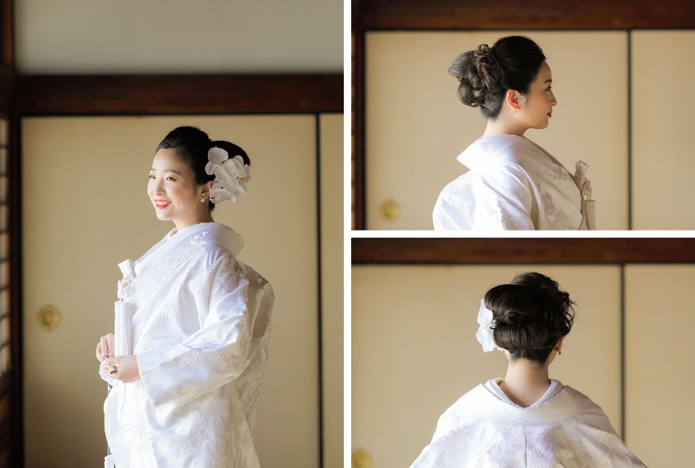 オリジナルスタイルの花嫁様の前撮り髪型