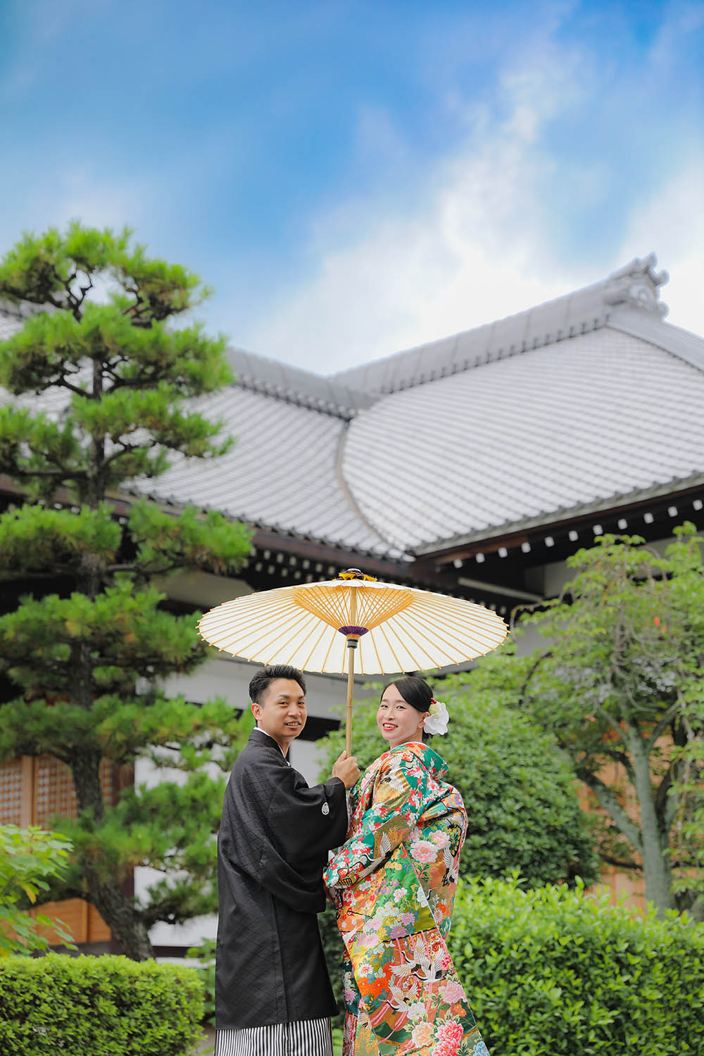 愛知県から新婚旅行を兼ねて京都で前撮りブログ画像