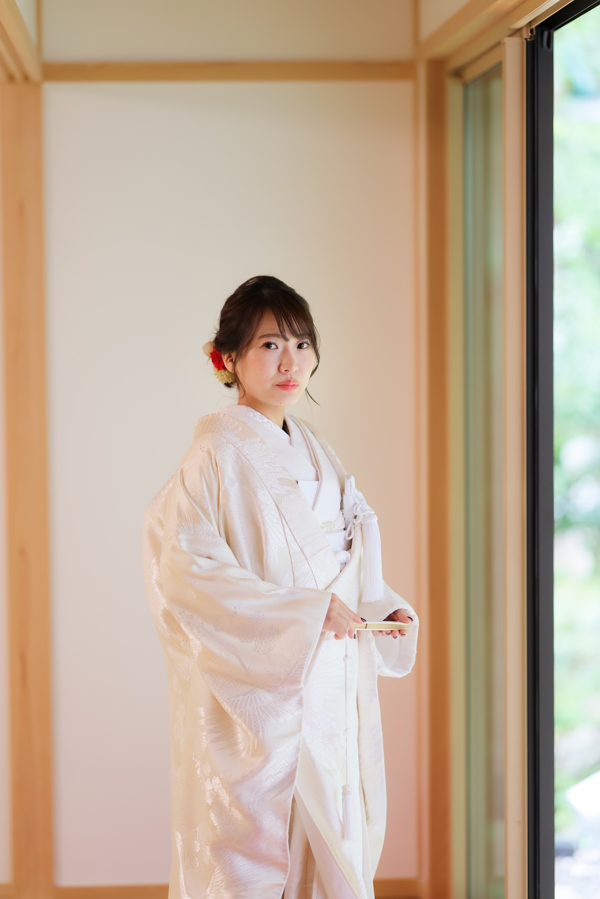 白無垢12.鶴と梅