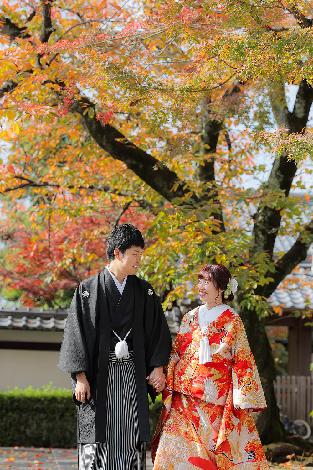 日本とタイの国際結婚のお客様の前撮り写真