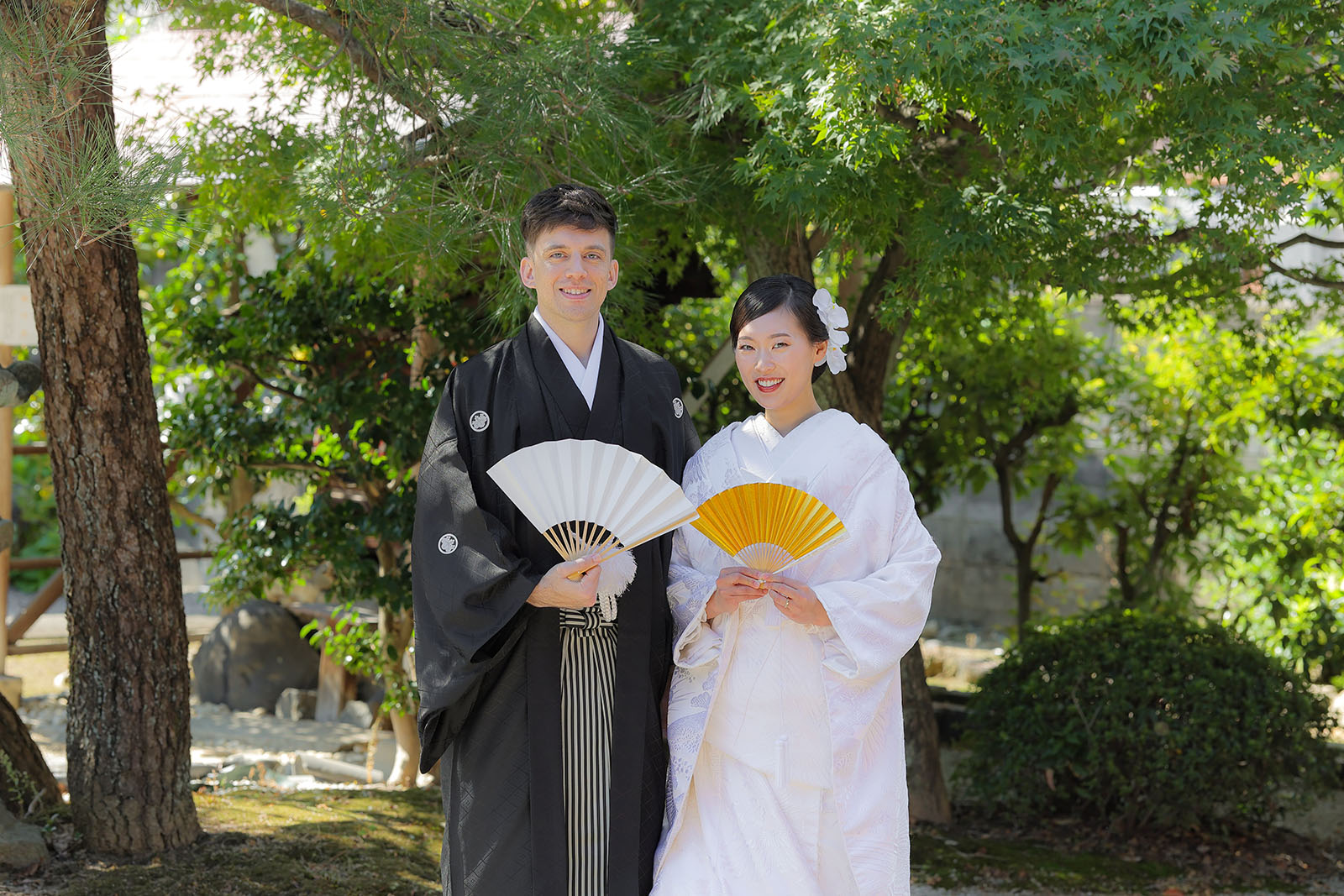 弘誓寺での紅葉のお写真例