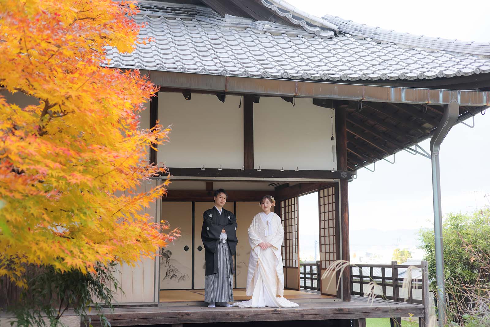 戒光寺様の紅葉と和装前撮り