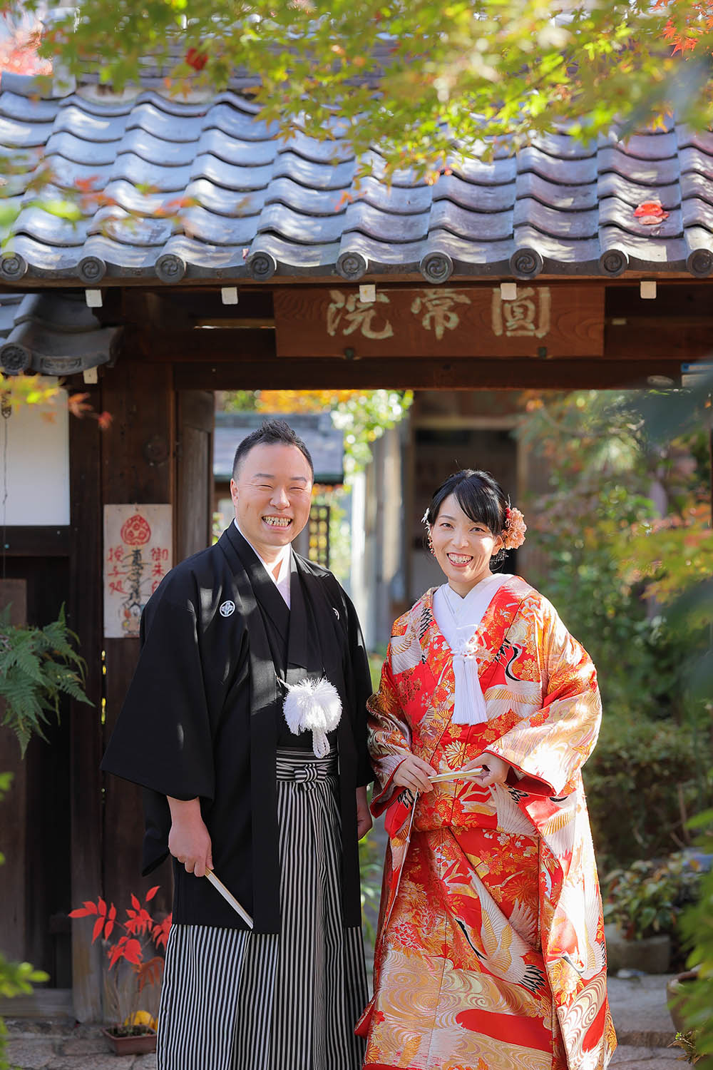 京都旅行を兼ねて結婚記念写真