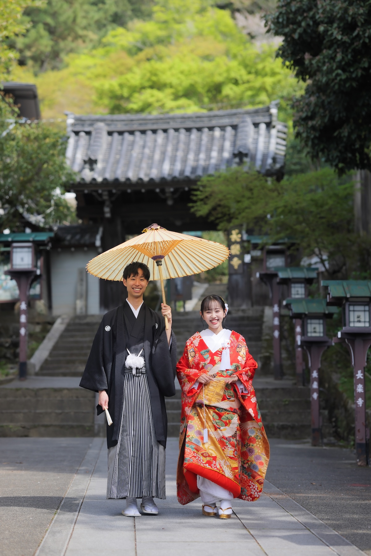 長楽寺様の新緑と和装前撮りブログ画像