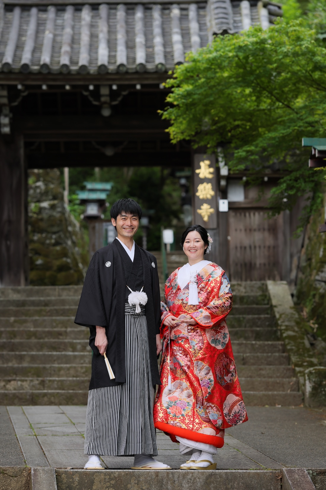長楽寺様で和装フォトウェディング
