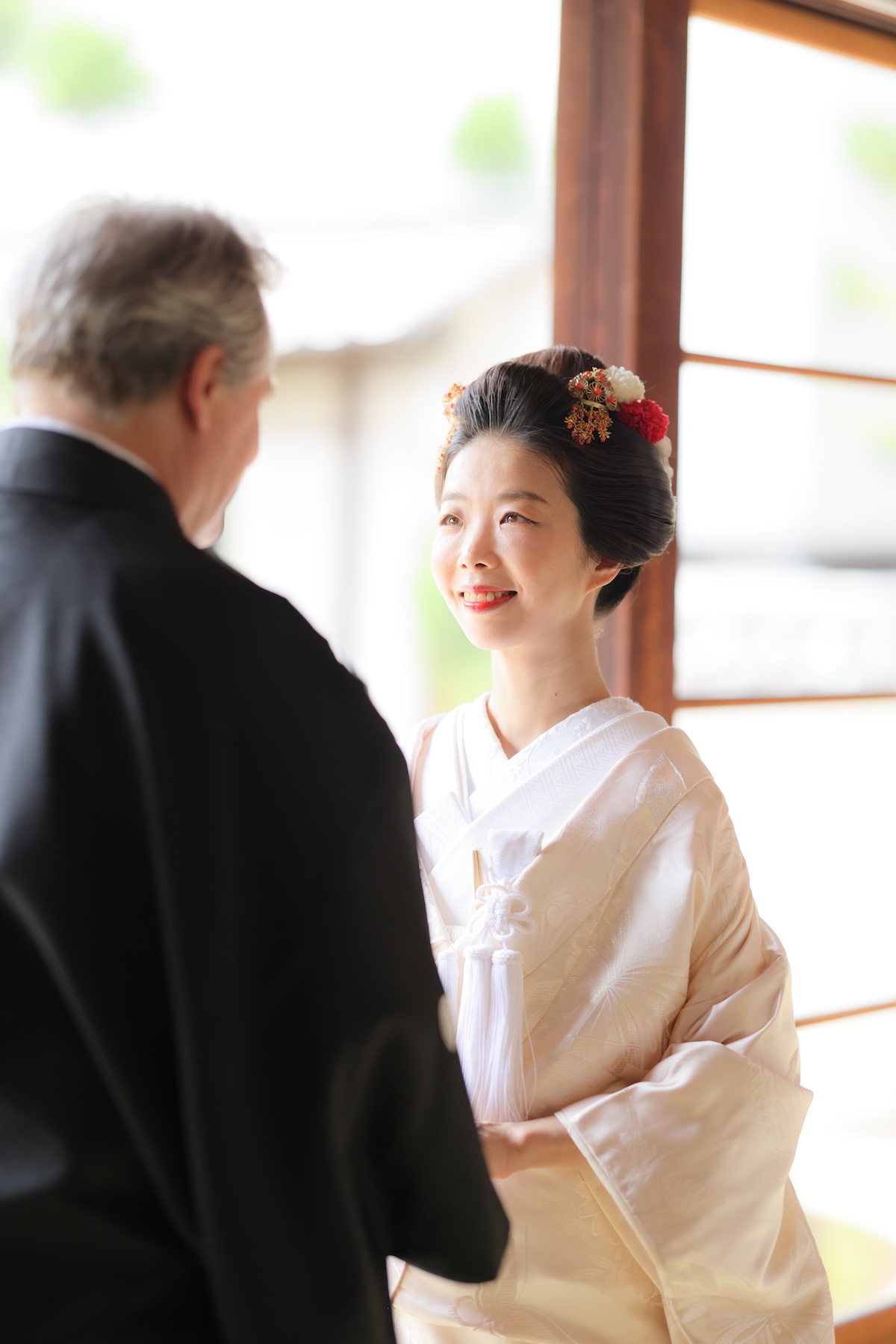 新日本髪の国際結婚の花嫁様