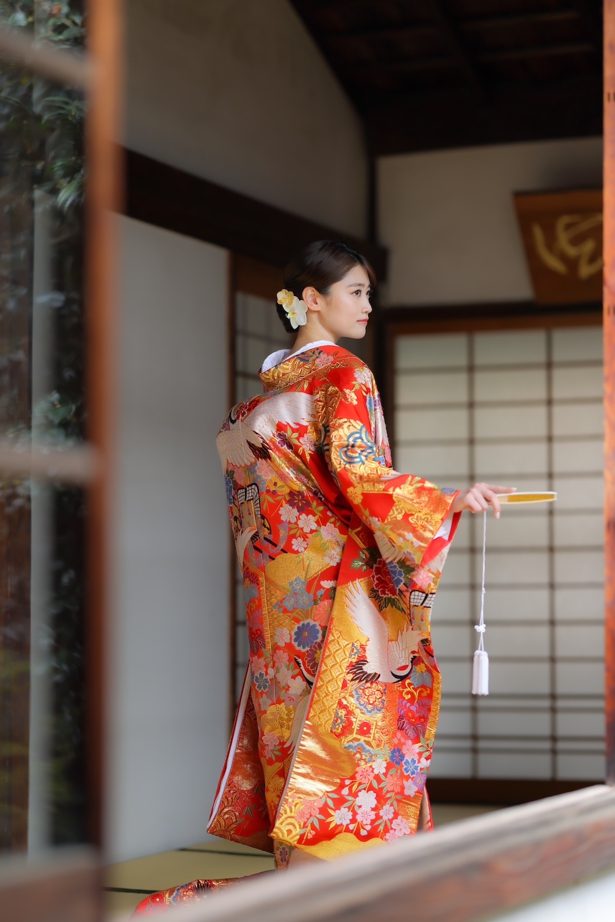 京都・妙蓮寺で残す気品ある和装前撮り｜新入荷の色打掛と白無垢で残す特別な一日