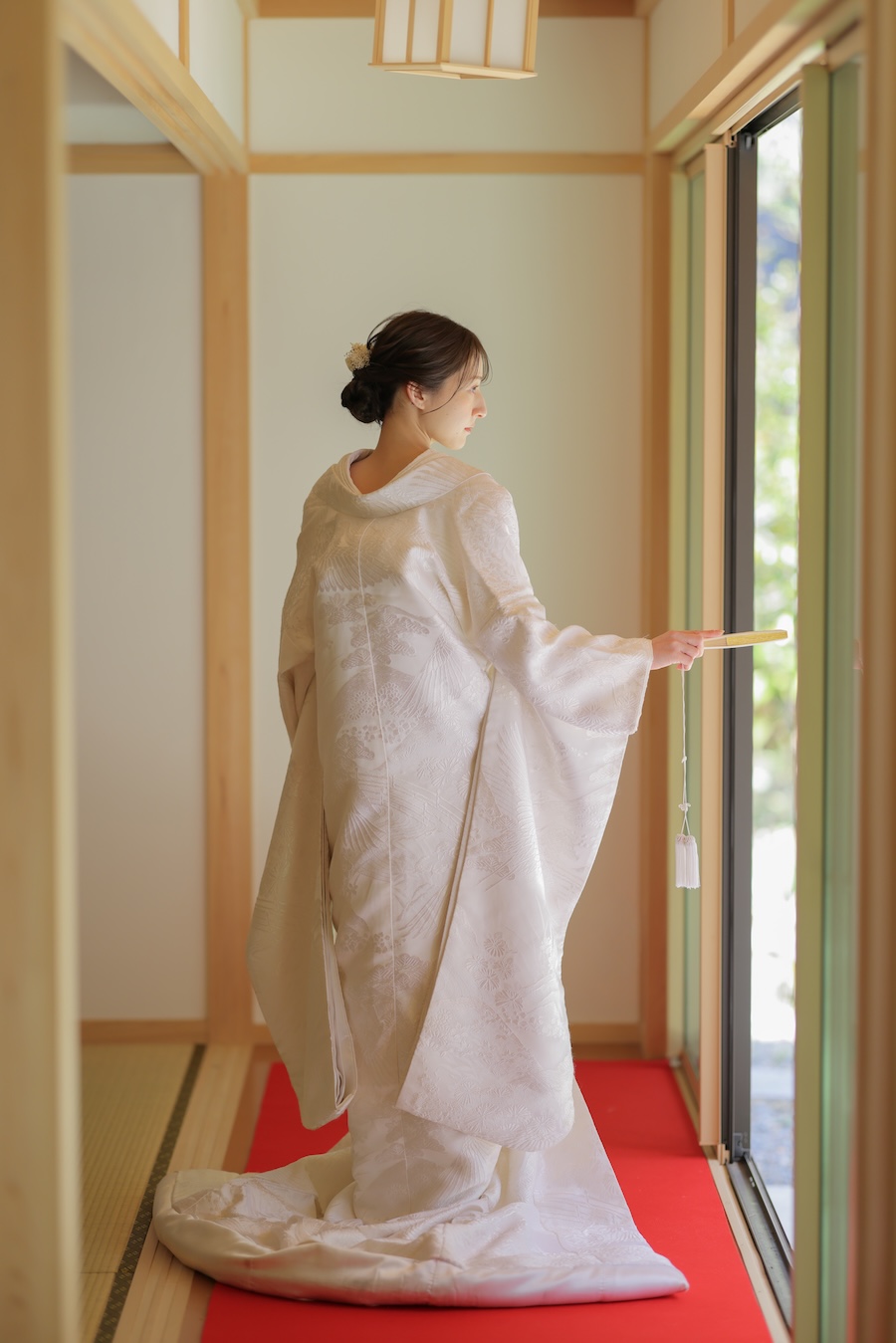 白無垢6.鶴ー草花