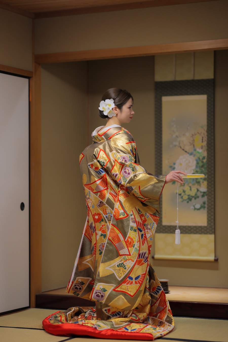 色打掛9.金−のし