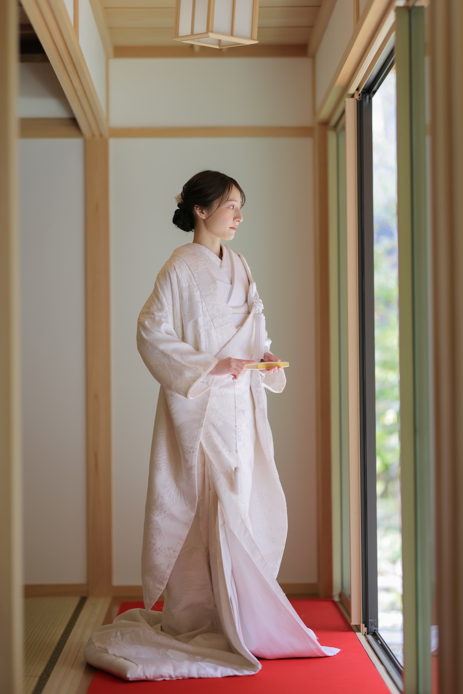 白無垢6.鶴ー草花