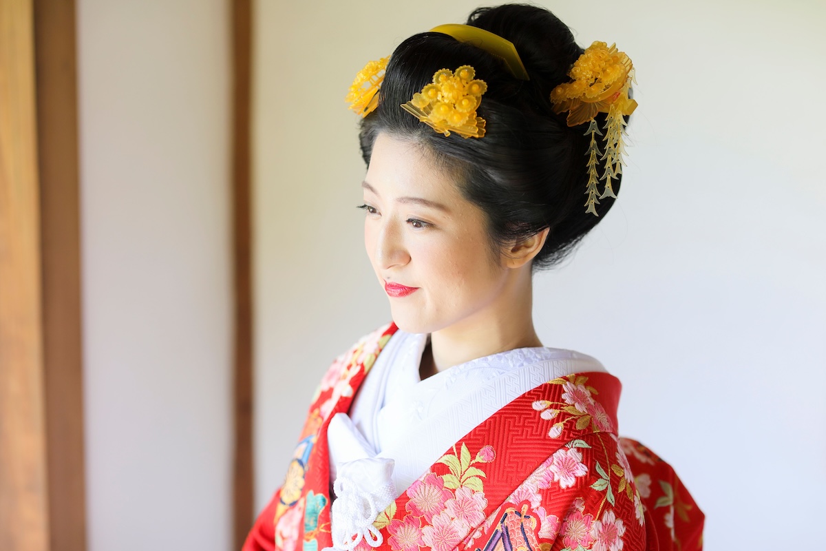 新日本髪の和装花嫁様