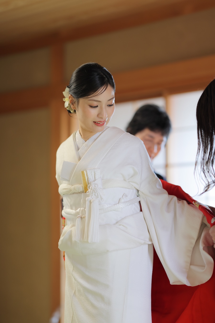 花嫁様のお支度風景