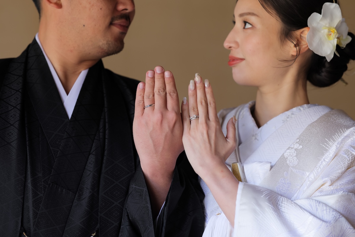 指輪を使った、イメージカット