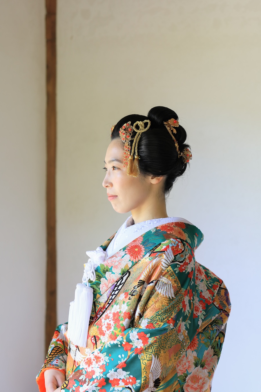 ボブヘアを新日本髪に