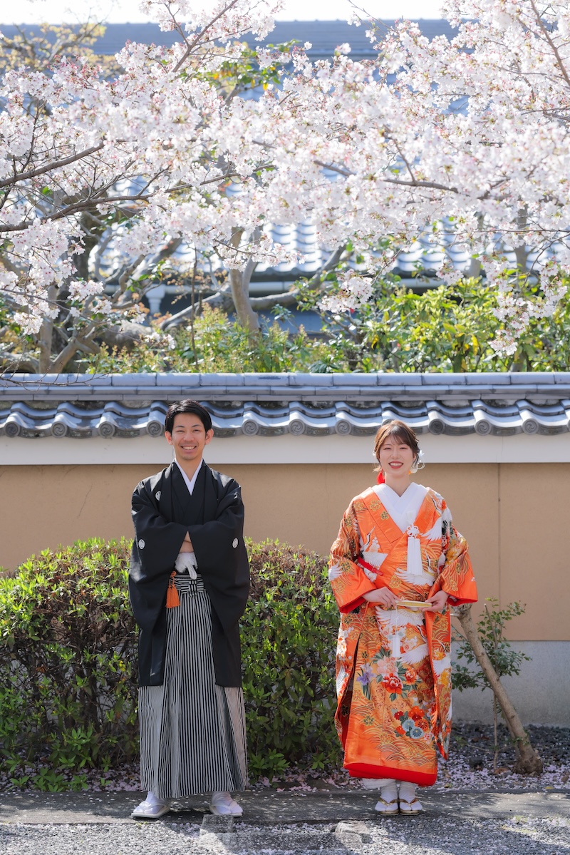 色打掛20.オレンジ−鶴