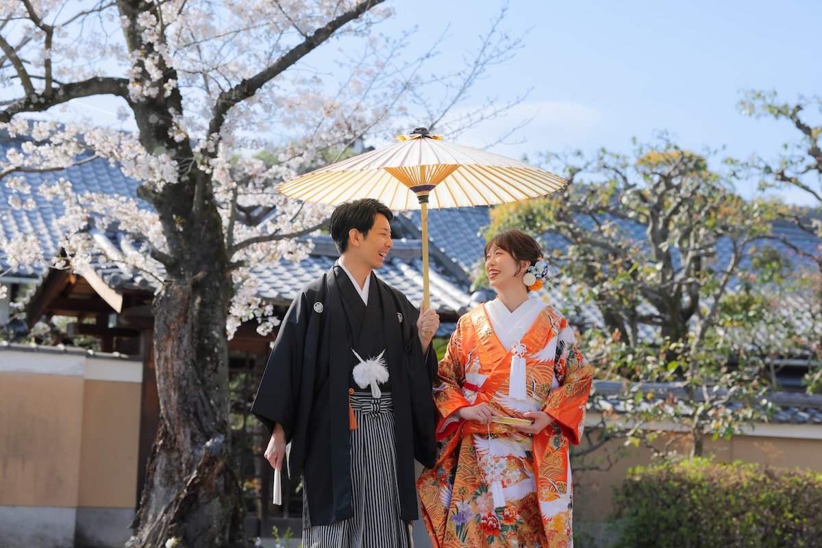 桜ロケーション×寺院撮影｜人混みを避けた贅沢な時間