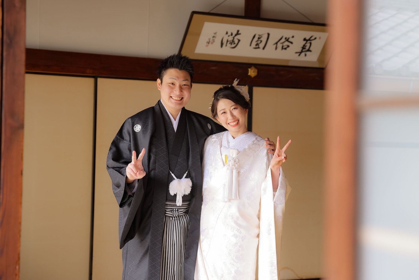 結婚式ムービーにも使える京都和装前撮り