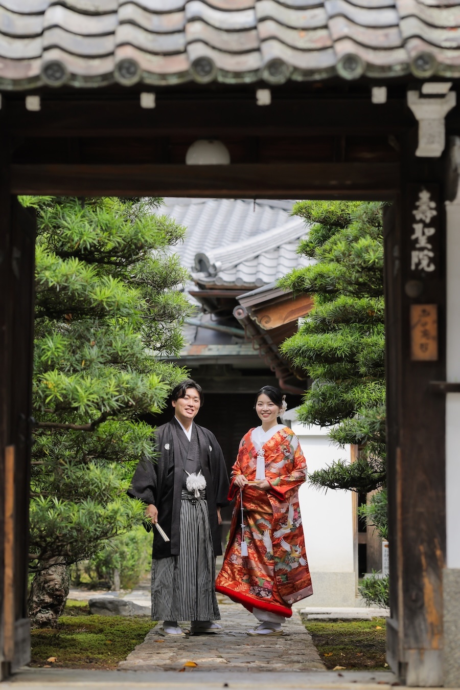 京都壽聖院での貸切和装前撮りお写真