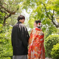 妙蓮寺境内でのお写真