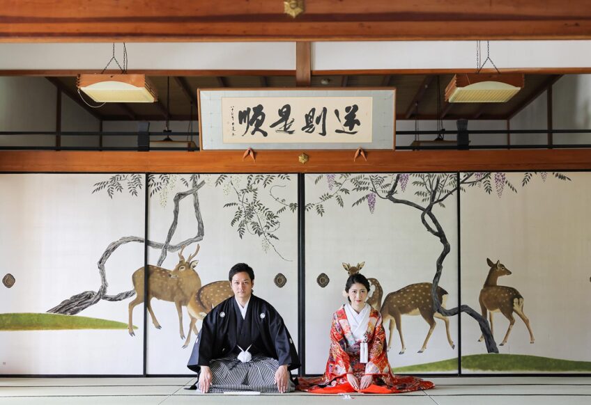 京都で和装前撮り・フォトウェディング「古都の花嫁」