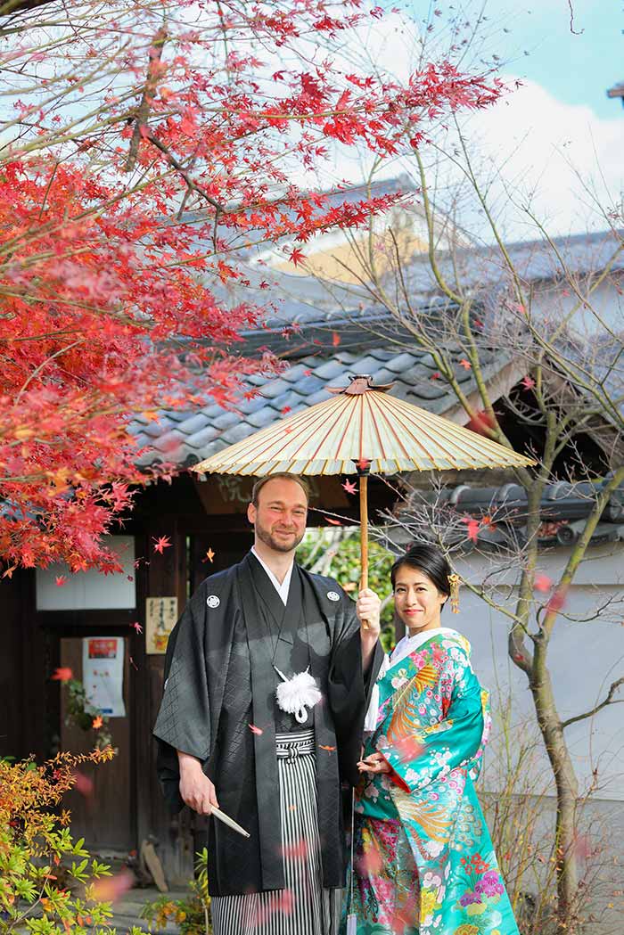 イギリスと日本の国際結婚のカップル様