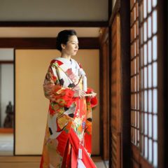 色打掛1.赤ー鶴