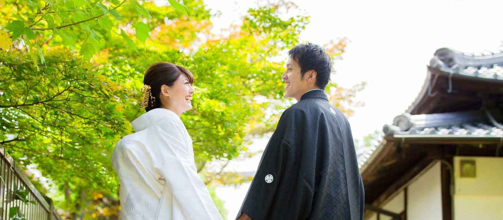 夏の京都での和装前撮りお写真sp
