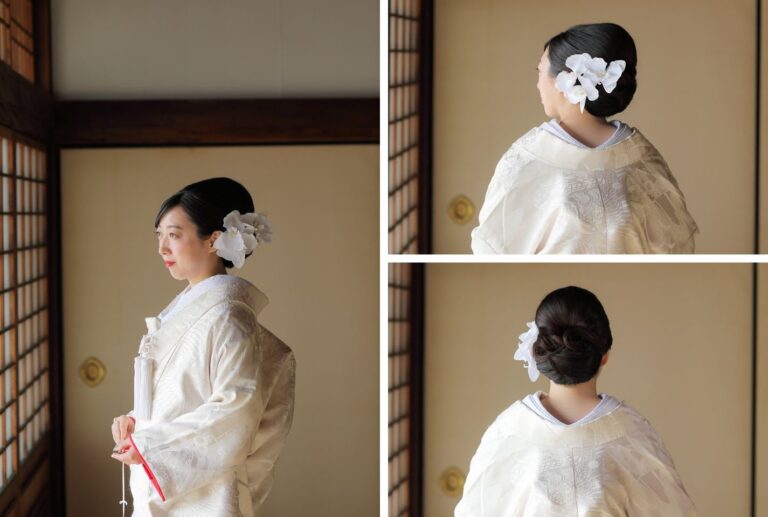 花嫁様の和装前撮りヘアスタイルのご紹介 京都で前撮り和装専門 古都の花嫁