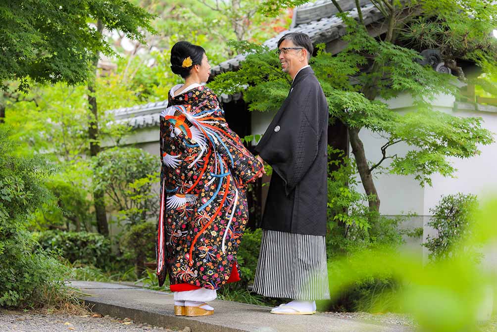 真珠婚式の記念に色打掛でblog画像