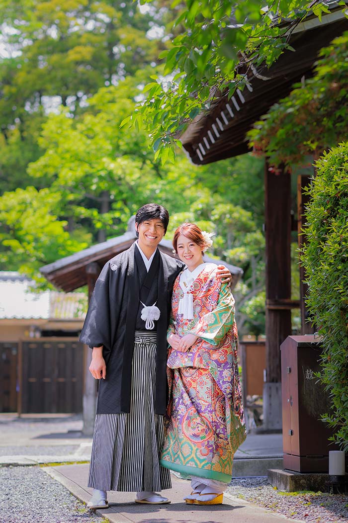 京都の初夏の爽やかな前撮り