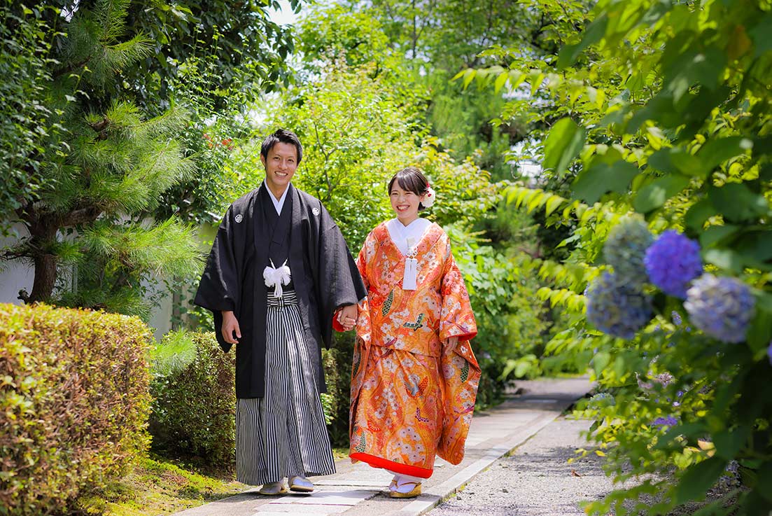 2種類の手作りのボールブーケと 京都で前撮り和装専門 古都の花嫁 ブログ 撮影日 21年7月上旬 2種類の手作りのボールブーケと 京都で前撮り和装専門 古都の花嫁 ブログ 撮影日 21年7月上旬