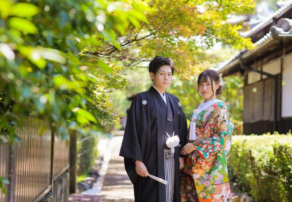 京都の夏の日差しと和装前撮り