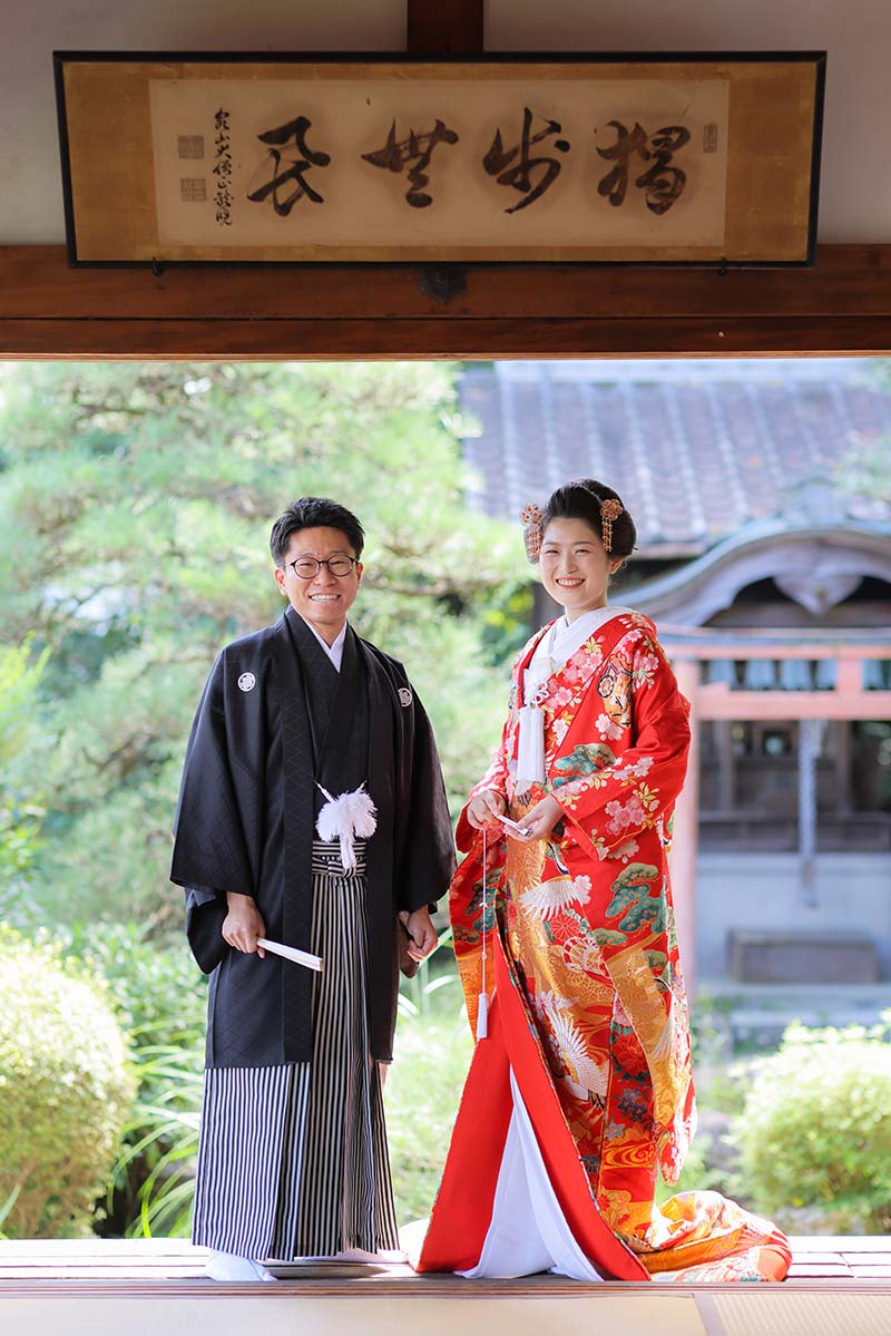 新日本髪 2着プランで和装前撮り 京都で和装前撮り フォトウェディング 古都の花嫁