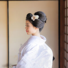 白無垢＆新日本髪姿の美しい花嫁様
