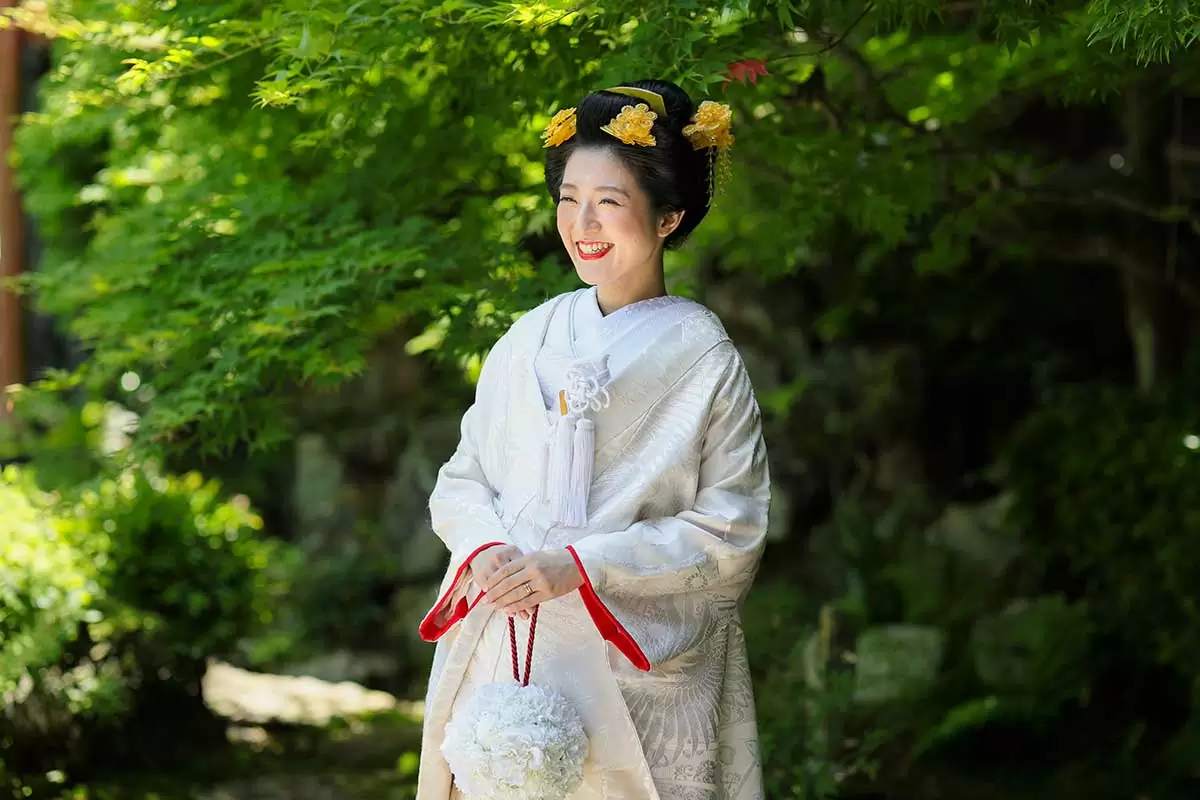 花嫁様の和装前撮りヘアスタイルのご紹介 京都で前撮り和装専門 古都の花嫁