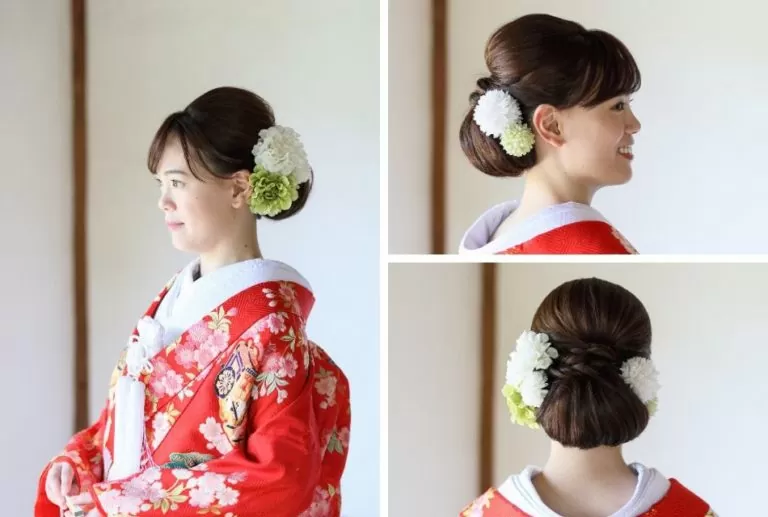 花嫁様の和装前撮りヘアスタイルのご紹介 京都で前撮り和装専門 古都の花嫁